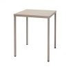 TAVOLO FISSO SUMMER 2732 - Gambe e piano in acciaio verniciato Tortora VT. Consigliato per Outdoor. 