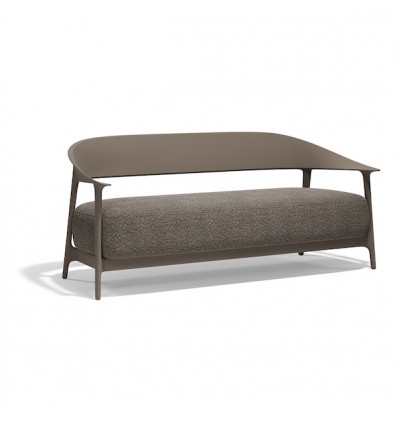 Divano Africa Vondom - 3 Posti, struttura in Tortora Opaco.