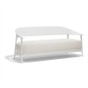 Divano Africa Vondom - 3 Posti, struttura in Bianco Opaco.