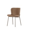 Sedia Forma CB/2354 - Gambe in metallo Lava Opaco P38M, rivestimento in Fango Harry T3J.