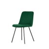 Sedia Hedra CB/2355 Connubia - Struttura in Nero Opaco P15, rivestimento in Cros Bosco SLH.