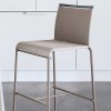 		Sgabello Web CS/1458 Calligaris Outlet - Colore Struttura Tortora Opaco P176, seduta in Joy Tortora S71 e schienale in Grigio 