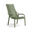 Poltrona Net Lounge Nardi - In polipropilene, colore verde Agave.