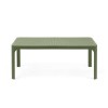 Tavolino Net Table 100 rettangolare - In polipropilene nel colore Salice.