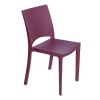 Sedia Woody Grandsoleil - Colore Bordeaux.