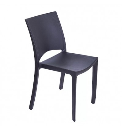 Sedia Woody Grandsoleil - Colore Antracite.