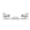 Set Panka 2 Posti Grandsoleil - Poltrona Colore Bianco Nuvola.