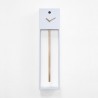 OROLOGIO DA PARETE UAIGONG CON CUCU' 2432 - Colore Bianco con lancette e pendolo in oro. Dettaglio cucù.