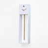 OROLOGIO DA PARETE UAIGONG CON CUCU' 2432 - Colore Bianco con lancette e pendolo in oro. Dettaglio cucù.