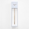 OROLOGIO DA PARETE UAIGONG 2430 - Colore Bianco con lancette e pendolo in oro