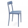 SEDIA ARGO CB/1523  - In polipropilene Sky Blue Opaco P100