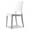 SEDIA GLENDA 2360 - In policarbonato nel colore Bianco Pieno 310.