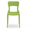 SEDIA HELIOS CB/1312 - Struttura realizzata in polipropilene rinforzato nel colore Verde Chiaro P947. Anche per esterno.