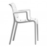 SEDIA CON BRACCIOLI SUNSET 2329 - Struttura interamente in tecnopolimero Bianco Lino 11.