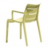 SEDIA CON BRACCIOLI SUNSET 2329 - Struttura interamente in tecnopolimero Giallo 20.