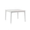 TAVOLINO ARGO 2151 - in tecnopolimero color Bianco Lino 11. Dimensioni  60 x 60 cm ed altezza 40 cm. Prettamente per esterno.