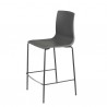 SGABELLO ALICE 2575 - Gambe in metallo verniciato Bianco Lino e seduta in polipropilene Bianco Lino 11. In due altezze di seduta