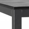 TAVOLO MIRTO 2422/2423 - Gambe in acciaio verniciato Antracite VA e piano in stratificato HPL Antracite 81.