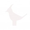 ACCESSORIO BIRD PER APPENDIABITI BAMBOO - Realizzato in acciaio verniciato nel colore Bianco.