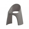 SEDIA AMELIE SD/AME080 - in polietilene opaco Grigio Argilla FJ. Anche per esterno.