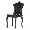 SEDIA PRINCESS OF LOVE PRS055 - Realizzata in polietilene nel colore Nero FH. Anche per esterno.