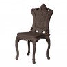 SEDIA PRINCESS OF LOVE PRS055 - Realizzata in polietilene nel colore Marrone Cioccolato FE. Anche per esterno.