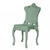 SEDIA PRINCESS OF LOVE PRS055 - Realizzata in polietilene nel colore Verde Malva FV. Anche per esterno.