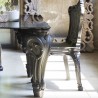 SEDIA PRINCESS OF LOVE PRS055 - Realizzata in polietilene nel colore Nero FH. Tavolo Sir if Love.
