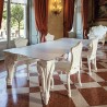 SEDIA PRINCESS OF LOVE PRS055 - Realizzata in polietilene nel colore Bianco Latte FT. Tavolo modello Sir of Love.