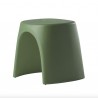 SGABELLO AMELIE ASG046 - Sgabello altezza 43 cm in polietilene nel colore Verde Malva FV. Anche per giardino.