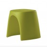 SGABELLO AMELIE ASG046 - Sgabello altezza 43 cm in polietilene nel colore Verde Lime FR. Anche per giardino.