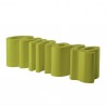 PANCA AMORE AMO040 - In polietilene da 145 cm nel colore Verde Lime FR, anche per spazi all'aperto.