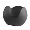 POLTRONA BLOS BLO075 - Struttura in polietilene nel colore Nero FH. Anche per esterno.
