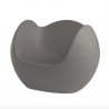 POLTRONA BLOS BLO075 - Struttura in polietilene nel colore Grigio Argilla FJ. Anche per esterno.