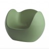 POLTRONA BLOS BLO075 - Struttura in polietilene nel colore Verde Malva FV. Anche per esterno.