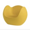POLTRONA BLOS BLO075 - Struttura in polietilene nel colore Giallo Zafferano FB. Anche per esterno.