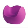 POLTRONA BLOS BLO075 - Struttura in polietilene nel colore Fucsia FU. Anche per esterno.