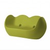 DIVANETTO A DONDOLO BLOSSY BLO086 - In polietilene nel colore Verde Lime FR. Anche per spazi all'aperto.