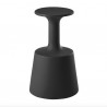 SGABELLO DRINK DRI075 - Alto 75 cm, realizzato in polietilene Nero FH anche per esterno.