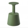 SGABELLO DRINK DRI075 - Alto 75 cm, realizzato in polietilene Verde Malva FV anche per esterno.