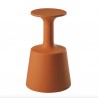 SGABELLO DRINK DRI075 - Alto 75 cm, realizzato in polietilene Arancio Zucca FC anche per esterno.