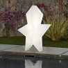 PANCA GLACE GLA050 - Struttura in polietilene Bianco con illuminazione interna, anche per esterno.