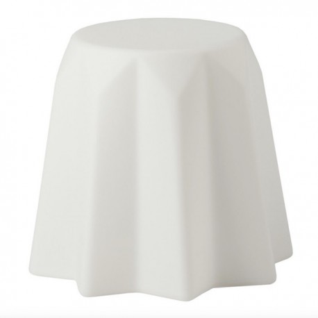 SGABELLO PANDORO PND040 - Realizzato in polietilene nel colore standard Bianco Latte FT.