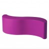PANCA WAVE WVE045 - Realizzata in polietilene nel colore standard Fucsia FU. Da 160 cm, anche per esterno.