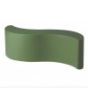 PANCA WAVE WVE045 - Realizzata in polietilene nel colore standard Verde Malva FV. Da 160 cm, anche per esterno.