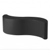 PANCA WAVE WVE045 - Realizzata in polietilene nel colore standard Nero FH. Da 160 cm, anche per esterno.