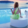 PANCA WAVE WVE045 - Realizzata in polietilene nel colore standard Bianco Latte FT. Da 160 cm, anche per esterno.