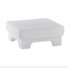 TAVOLINO LITTLE TABLE PUF002 - Struttura in polietilene nel colore standard Bianco Latte FT, anche per esterno.