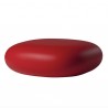 POUF CHUBBY LOW POGGIAPIEDI - Seduta in polietilene nel colore standard Rosso Fiamma FD, anche per Outdoor.