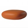 POUF CHUBBY LOW POGGIAPIEDI - Seduta in polietilene nel colore standard Arancio Zucca FC, anche per Outdoor.
